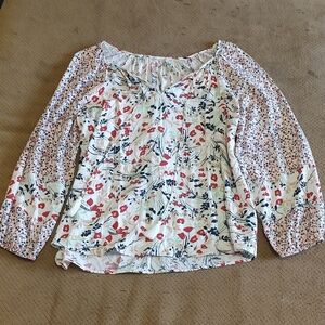 Floral Long Sleeve Blouse